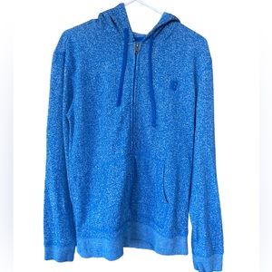 Vintage Y2K Blue DC SHOES Skate Men’s M Retro Hoodie Sweatshirt